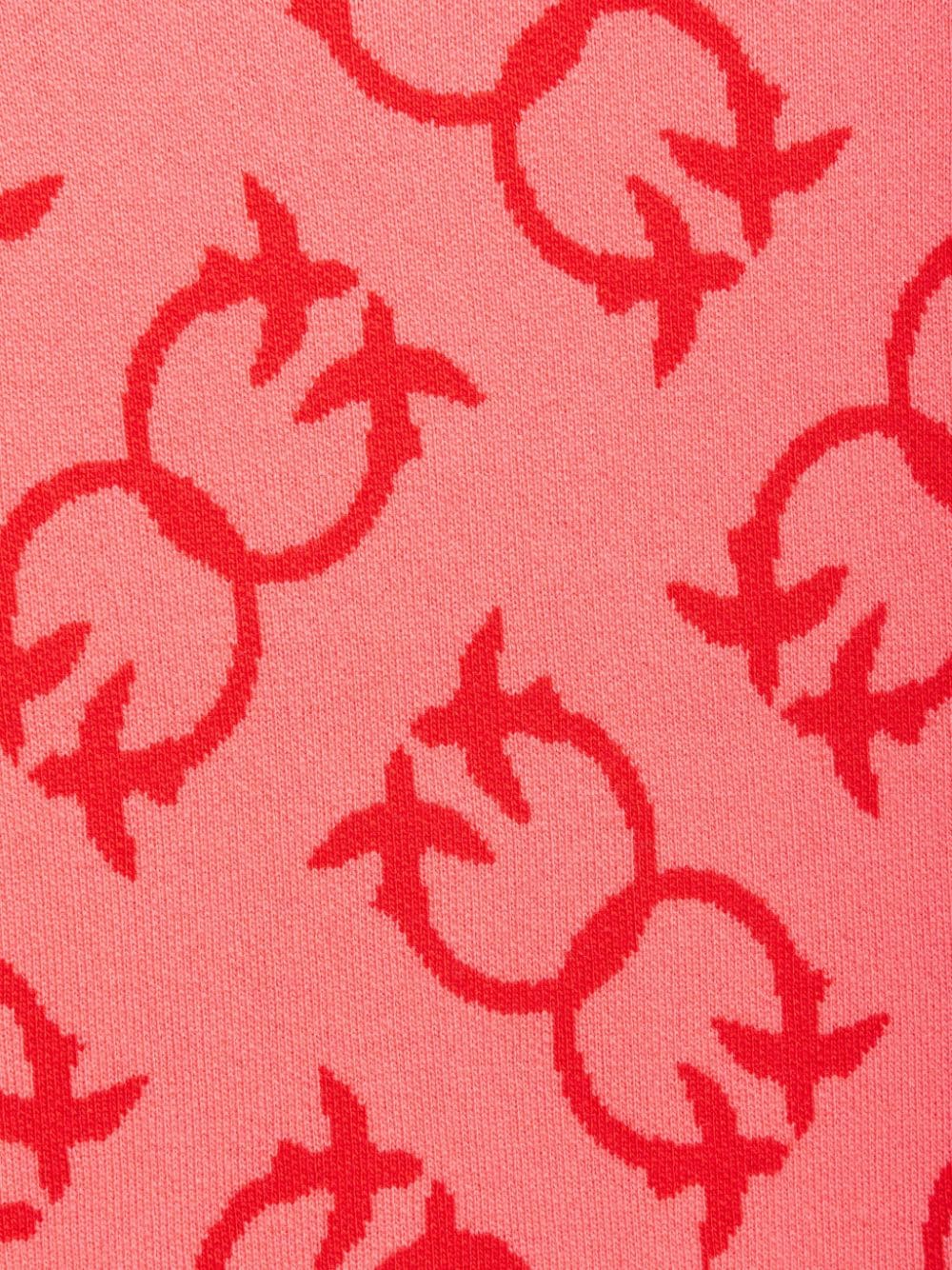 PINKO Sjaal met jacquard - Roze