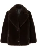 PINKO Alighieri faux fur coat - Brown