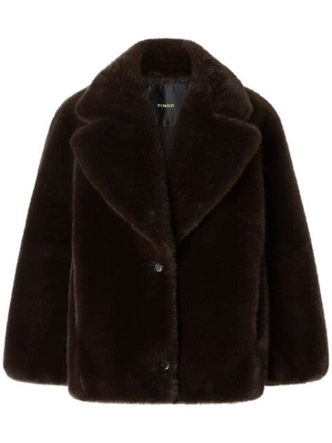 PINKO Alighieri faux fur coat 