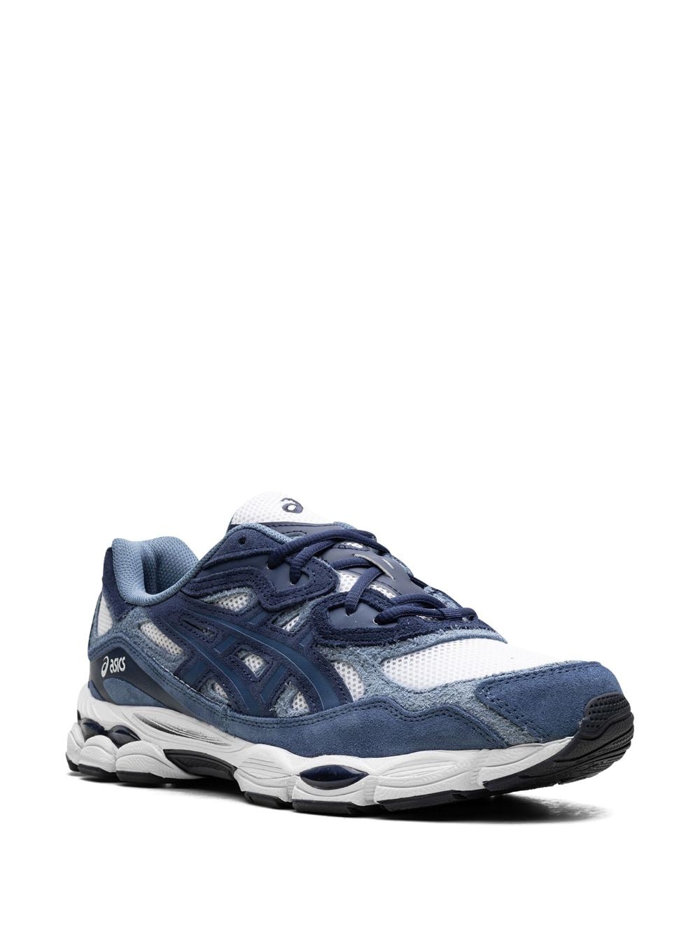 Shop Asics Gel-nyc "indigo" Sneakers In Blue