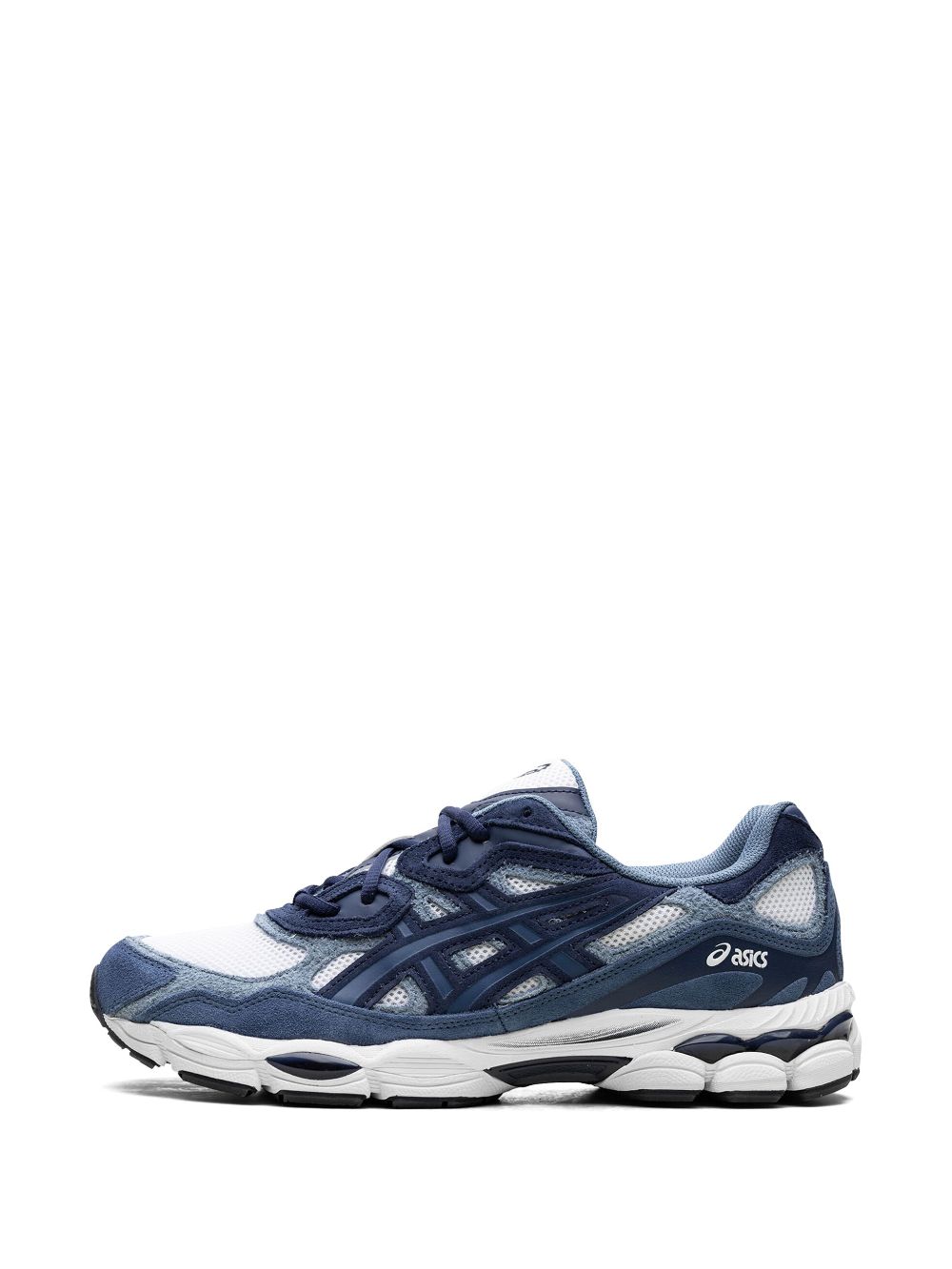 Shop Asics Gel-nyc "indigo" Sneakers In Blue