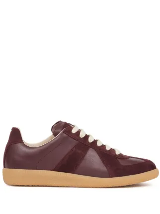 Maison Margiela Replica Sneakers Met Vlakken Rood FARFETCH NL