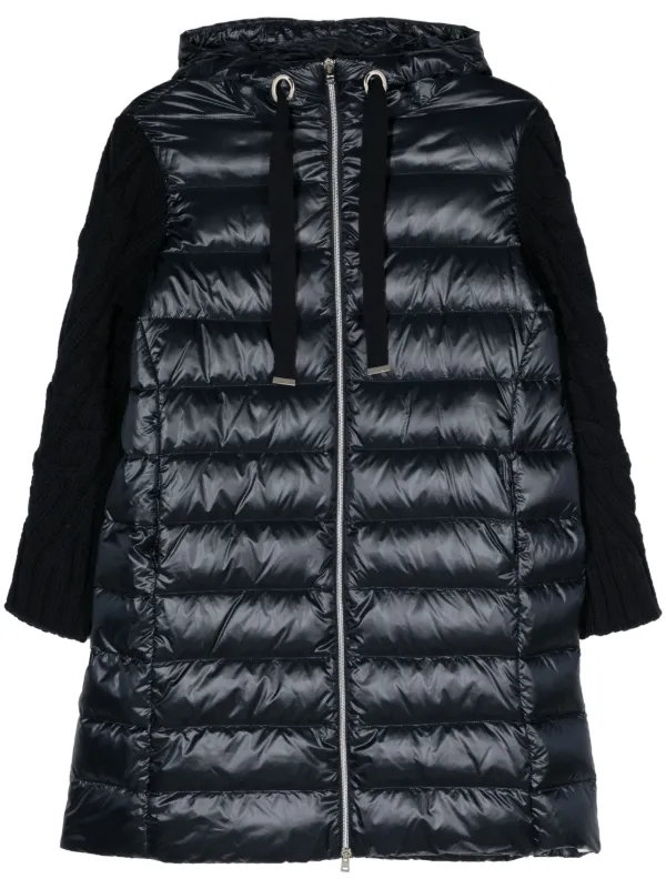 Herno Cappotto Imbottito Blu FARFETCH IT