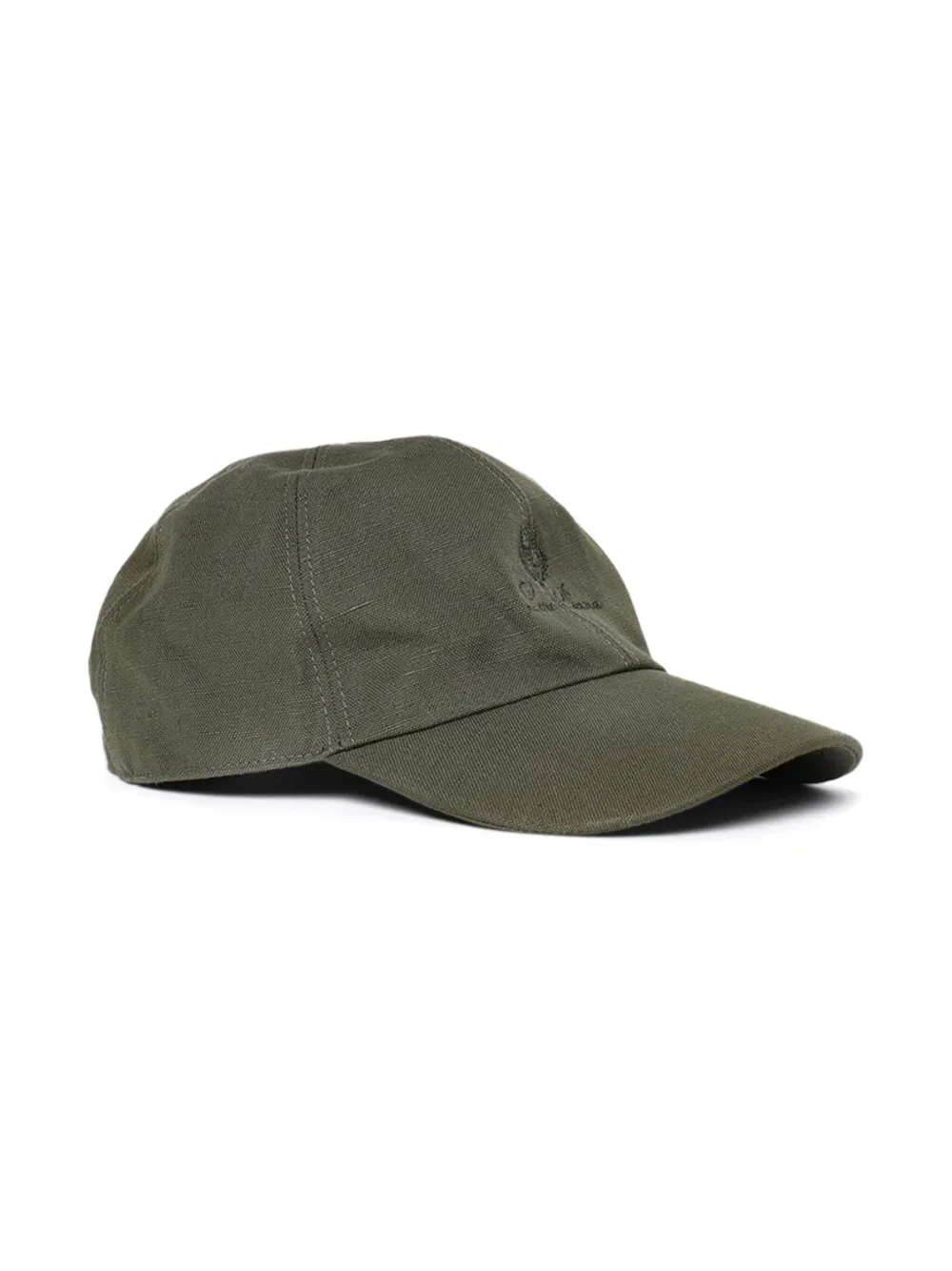 Loro Piana Honkbalpet met geborduurd logo - Groen