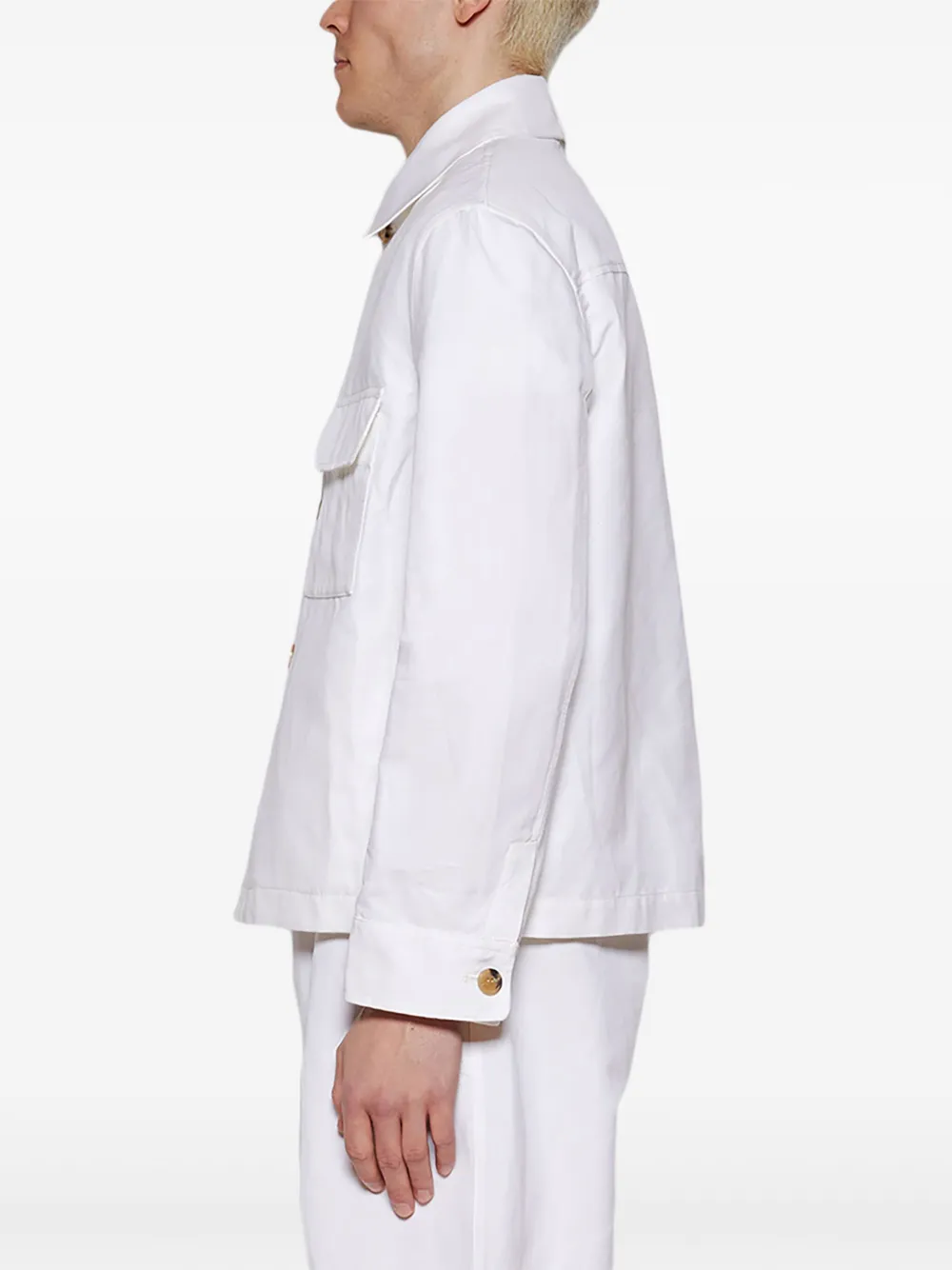 Loro Piana Daito katoenen shirtjack Wit