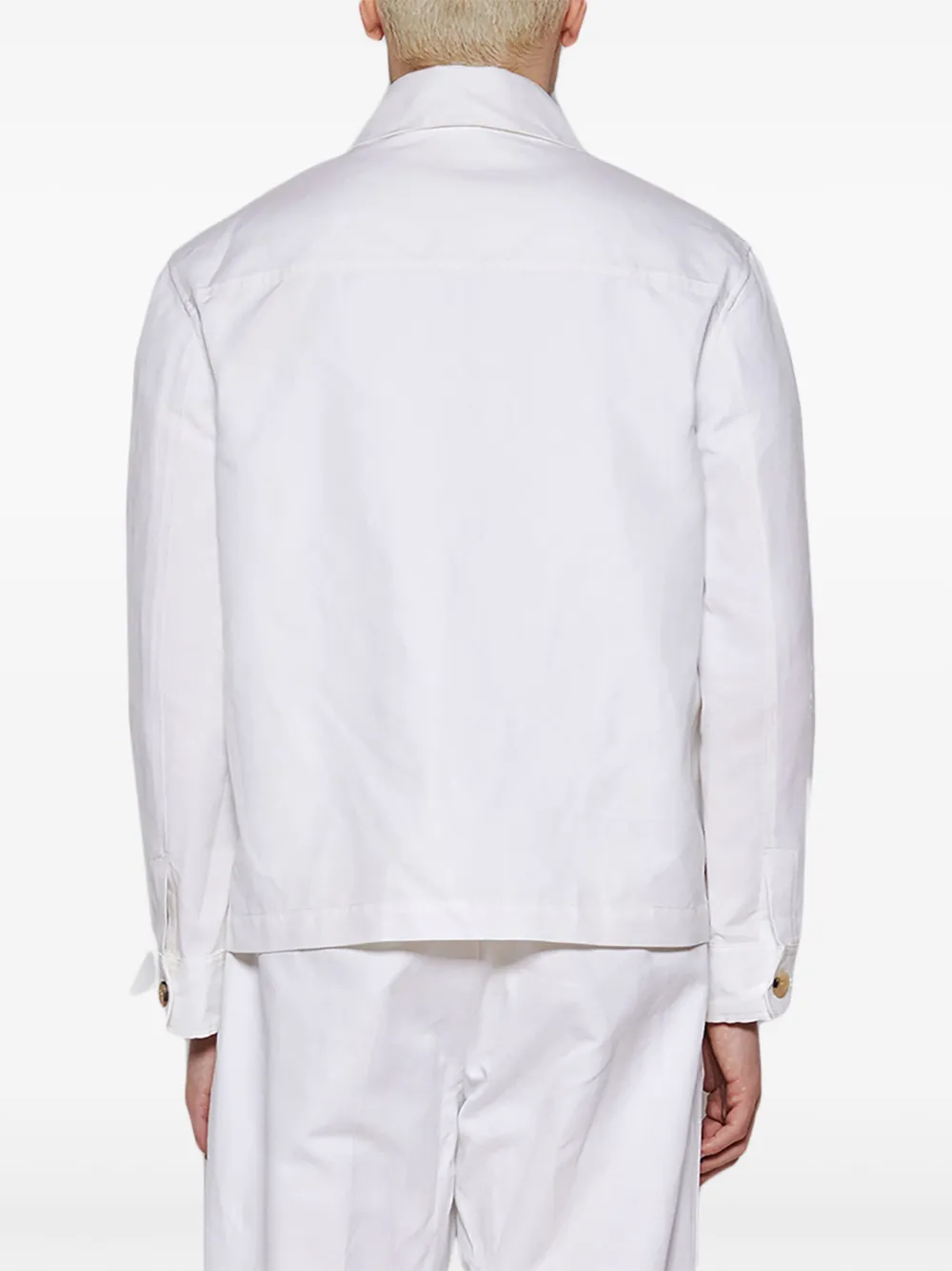 Loro Piana Daito katoenen shirtjack Wit
