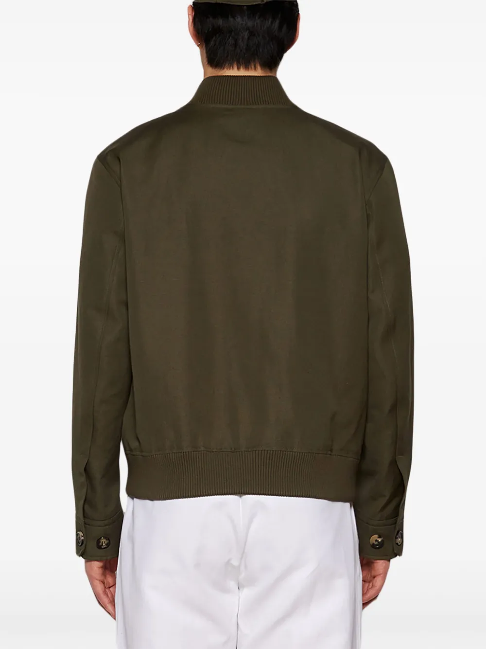 Loro Piana Kiku katoenen shirtjack Groen