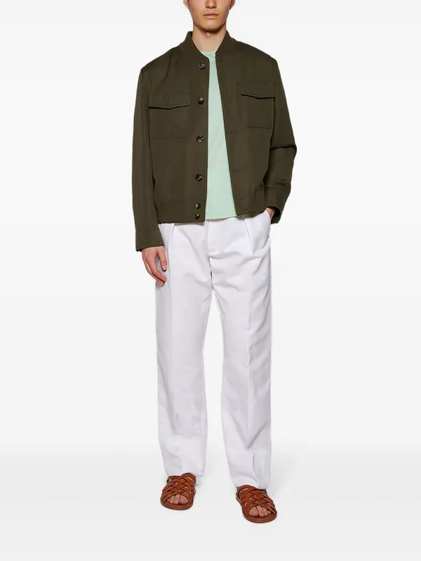 maisie wilen green dress Emery Loro Piana Linen Rain Jacket – Gorsuch