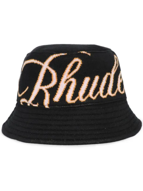 RHUDE طاقية باكيت 'سكربت'