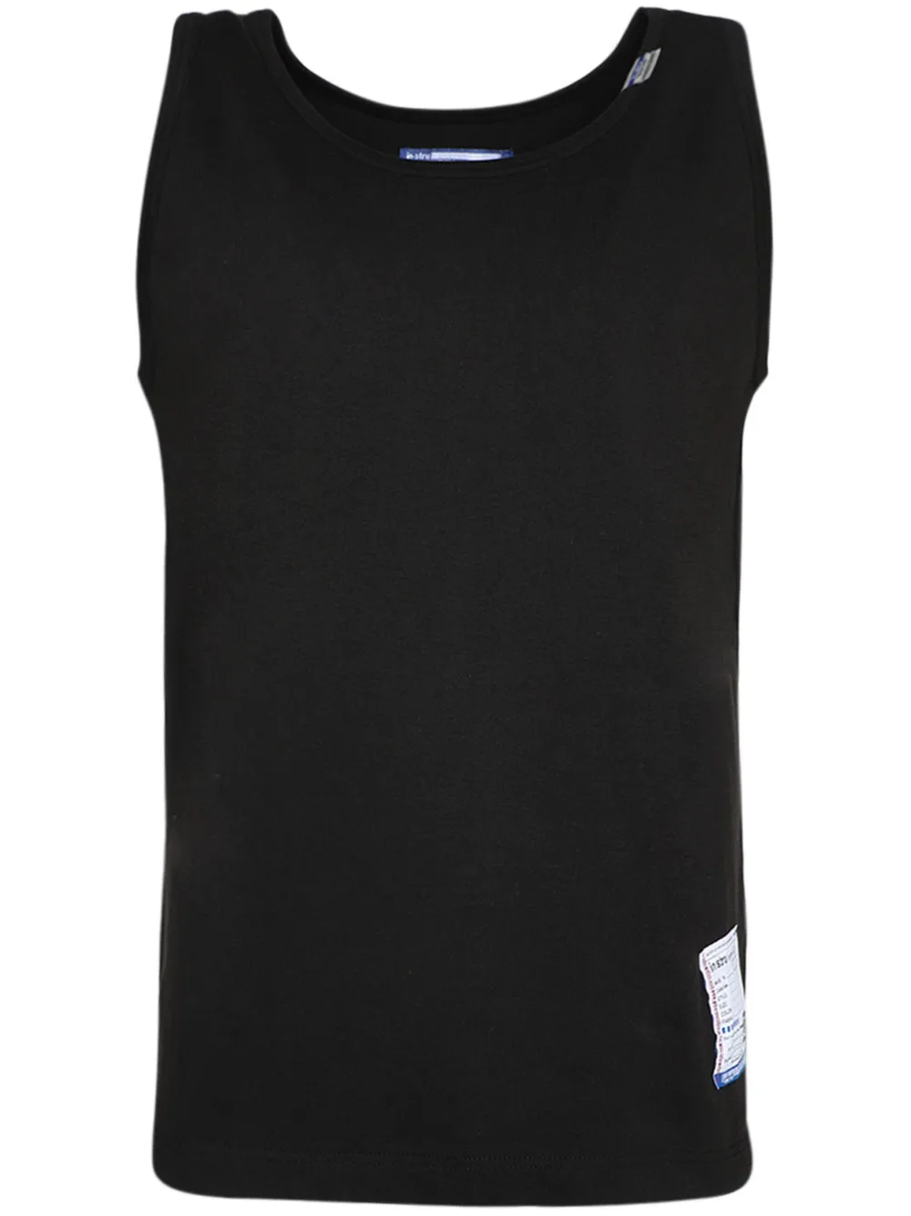 logo-appliqué cotton tank top