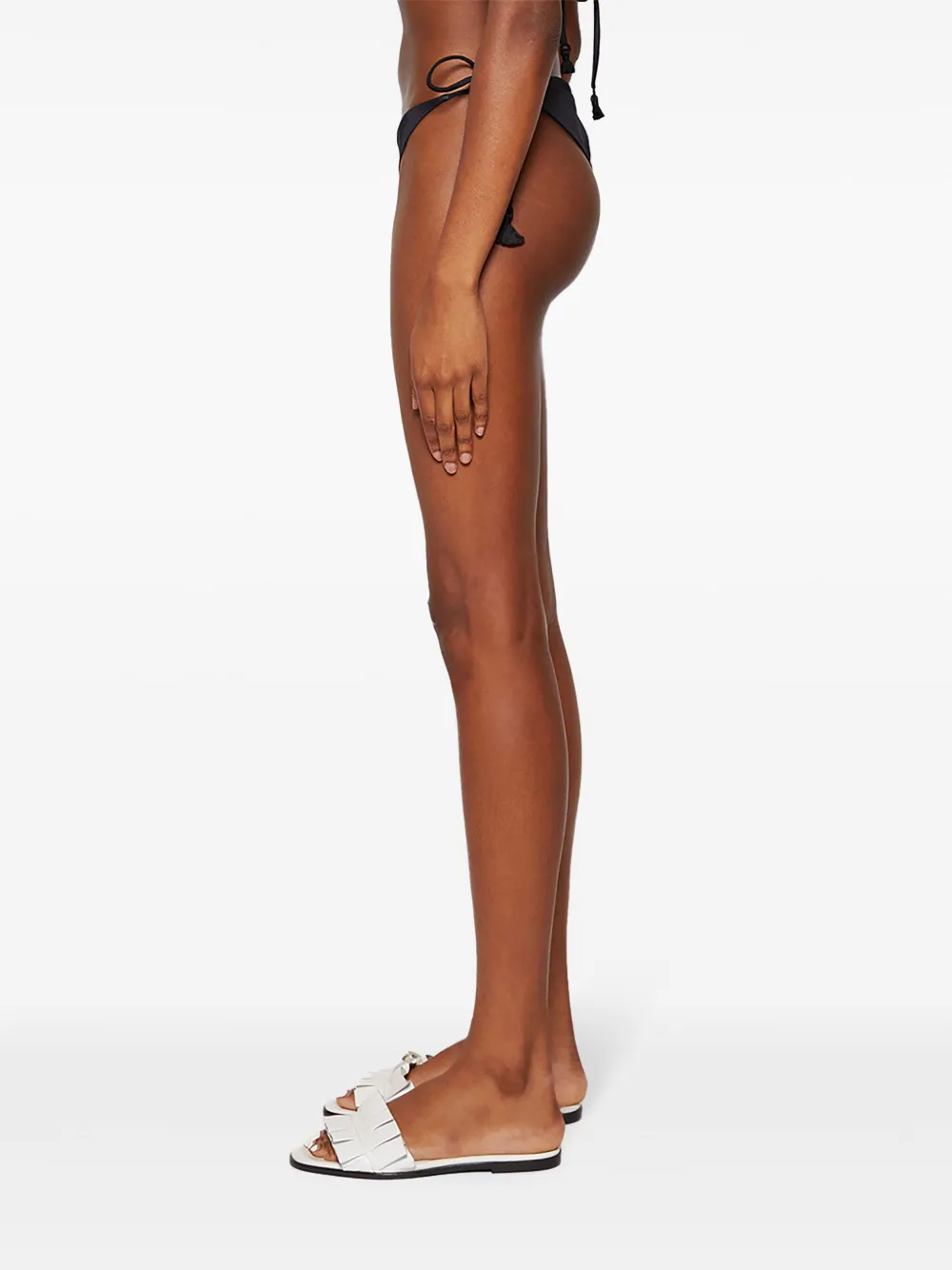 Johanna Ortiz Sheshea bikinislip met kwastje Zwart