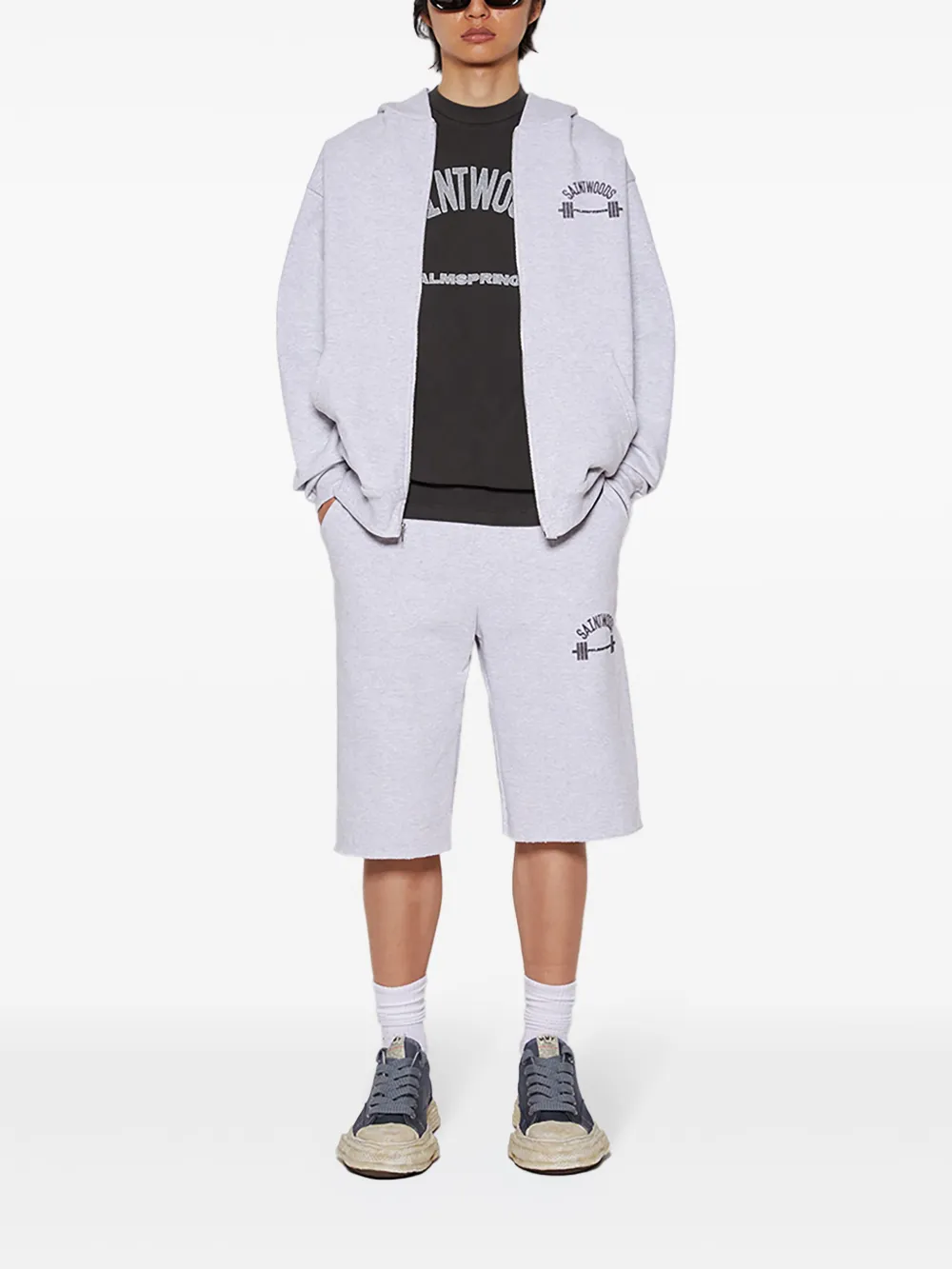 Saintwoods logo-print cotton hoodie | Hoodies | Image 2