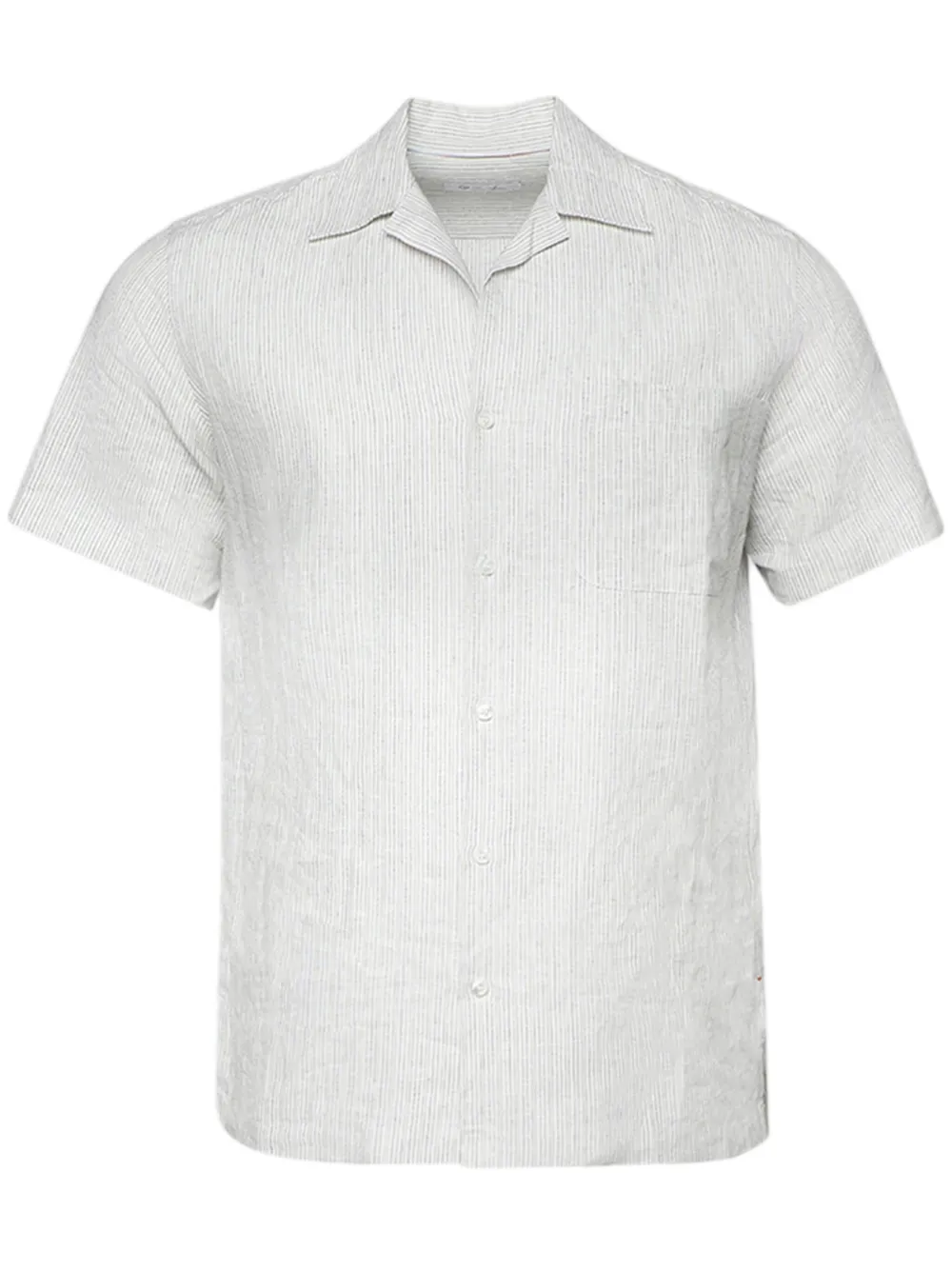 Loro Piana chemise Tindaro en lin | gris | Image 1