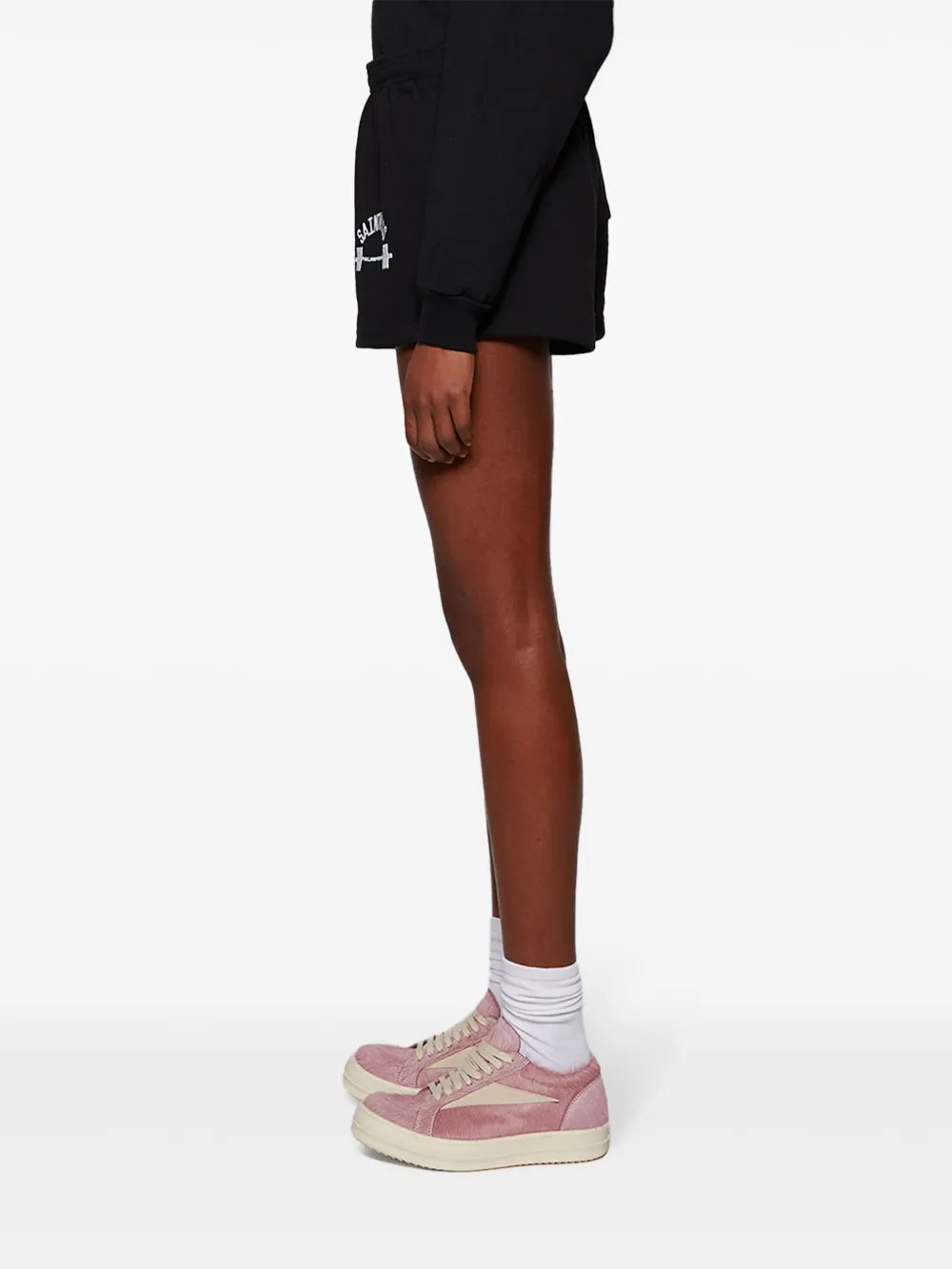 Saintwoods Joggingshorts Mit Logo-print In Black