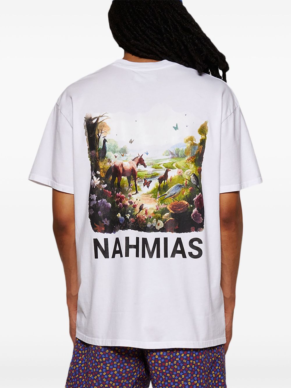 Shop Nahmias Miracle Meadows T-shirt In White