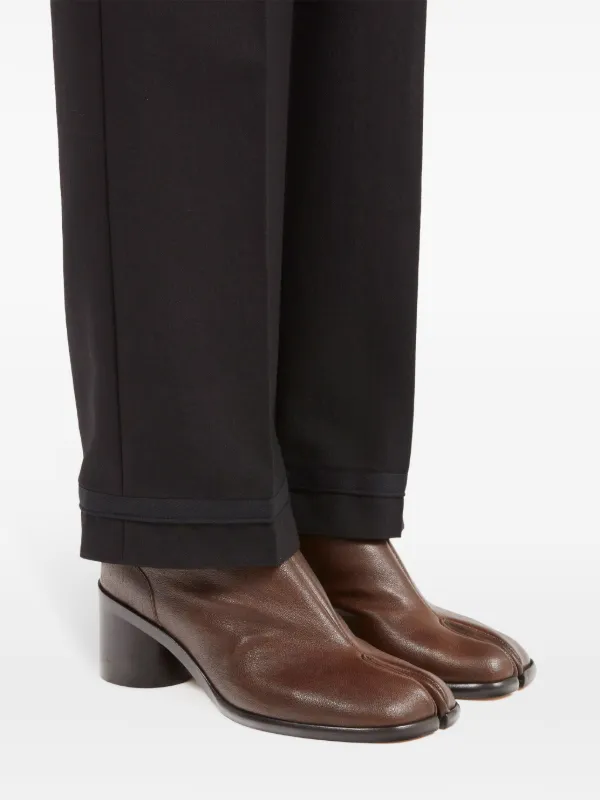 Maison Margiela Brown Leather Tabi Boots Size 38 Used