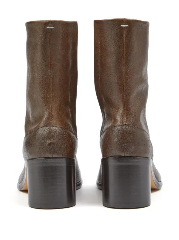 Maison Margiela 60mm Tabi Ankle Boots | Brown | FARFETCH