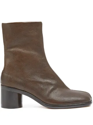 【関税＆送料込み】Maison Margiela Tabi 60Mm Leather Ankle Maison Margiela Tabi 60mm Leather Ankle Boots | Brown | FARFETCH