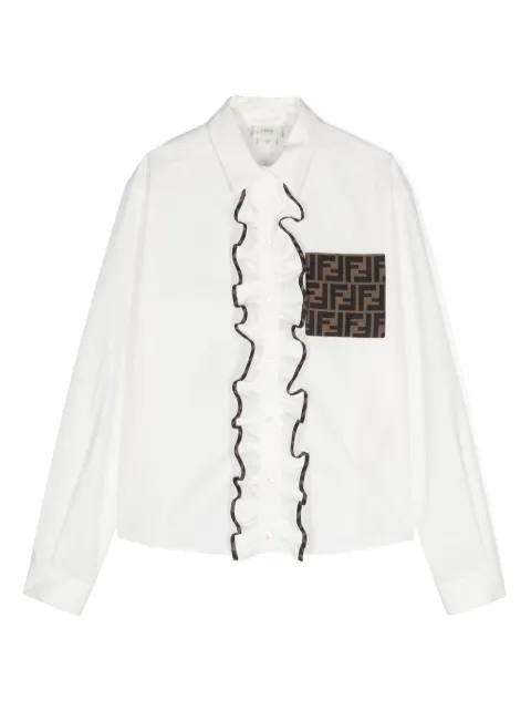 Fendi Kids camisa Zucca