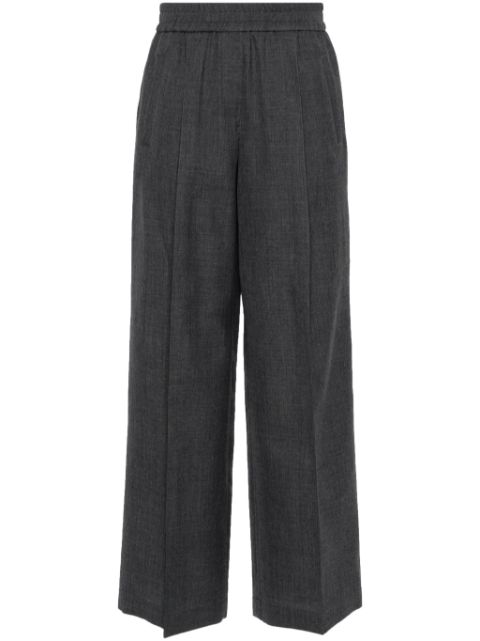 Brunello Cucinelli virgin wool palazzo pants Women