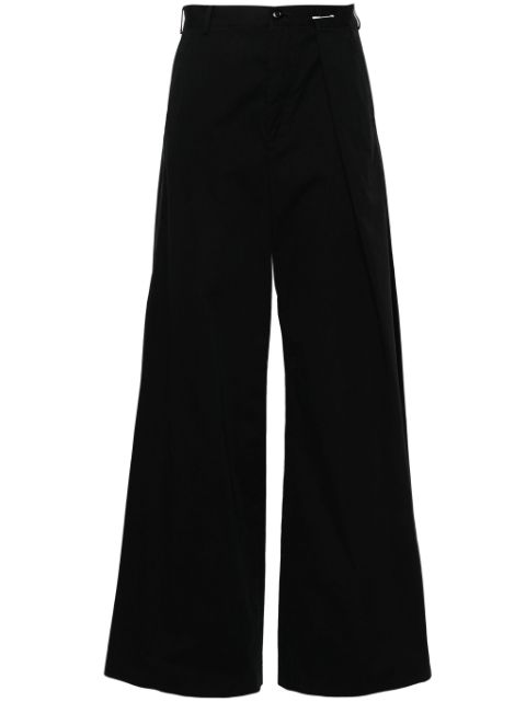 MM6 Maison Margiela mid-rise wide-leg trousers Women