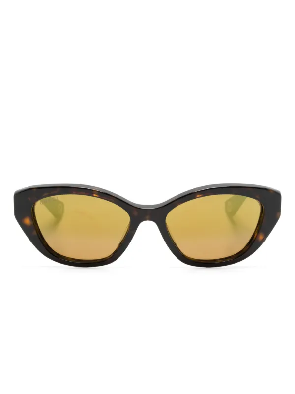 Gucci Tortoise Cat Eye Sunglasses Gucci Eyewear Tortoiseshell Cat