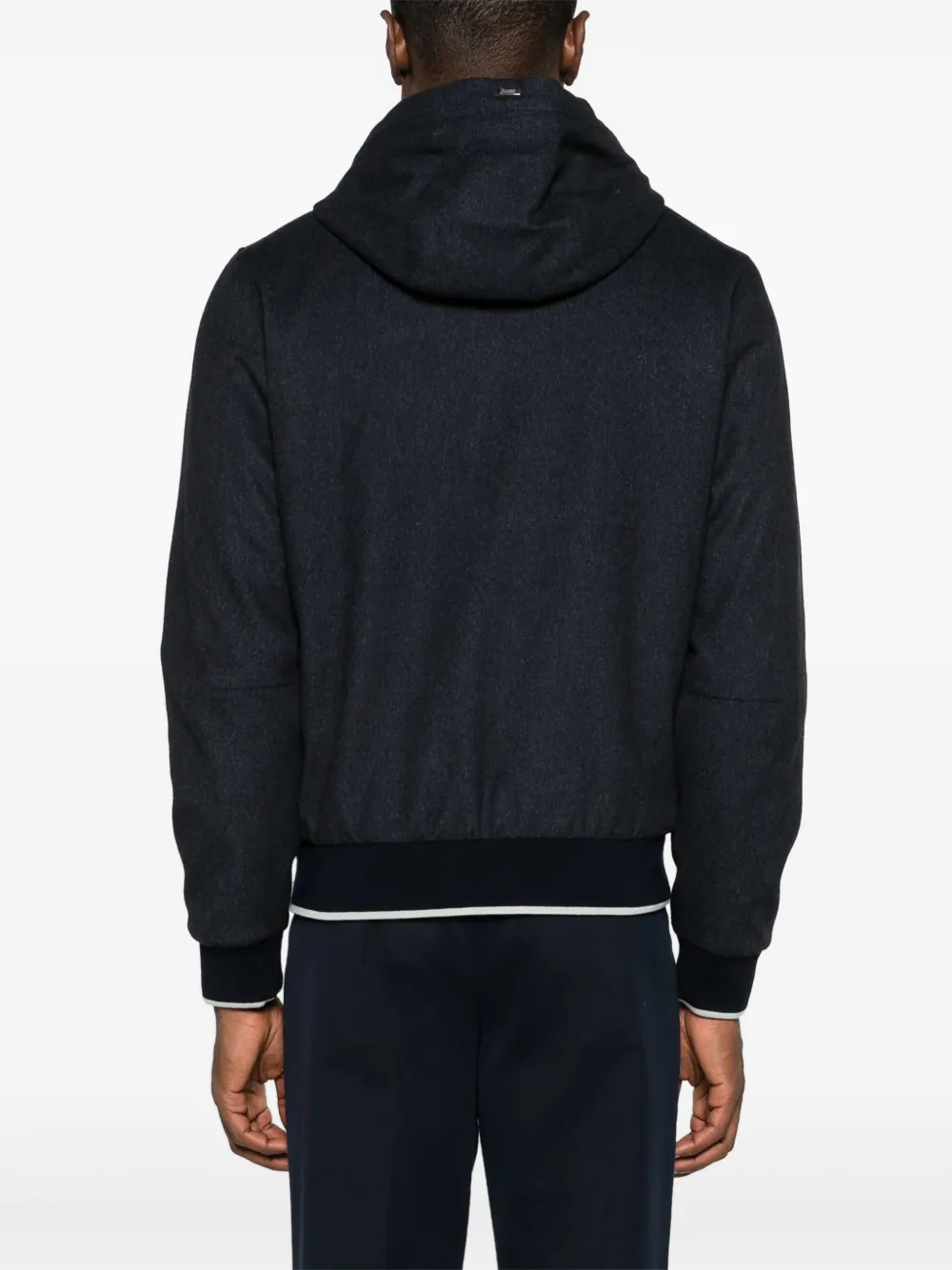 Herno Jack met capuchon Blauw
