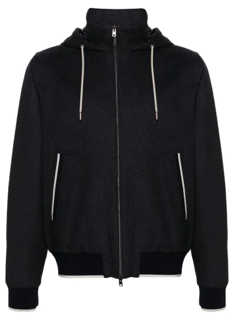 Herno felted hooded jacket