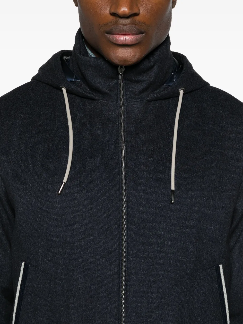 Herno Jack met capuchon Blauw