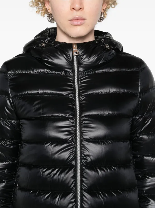 パーカー・フーディ HERNO Hooded parka in technical fabric Herno Hooded Puffer Parka | Black | FARFETCH GE