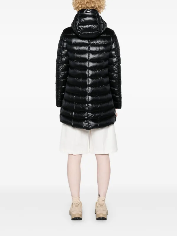 Herno パデッド パーカーコート | ブラック | FARFETCH JP