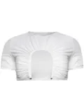 Christopher Esber U-prong short-sleeve T-shirt - White