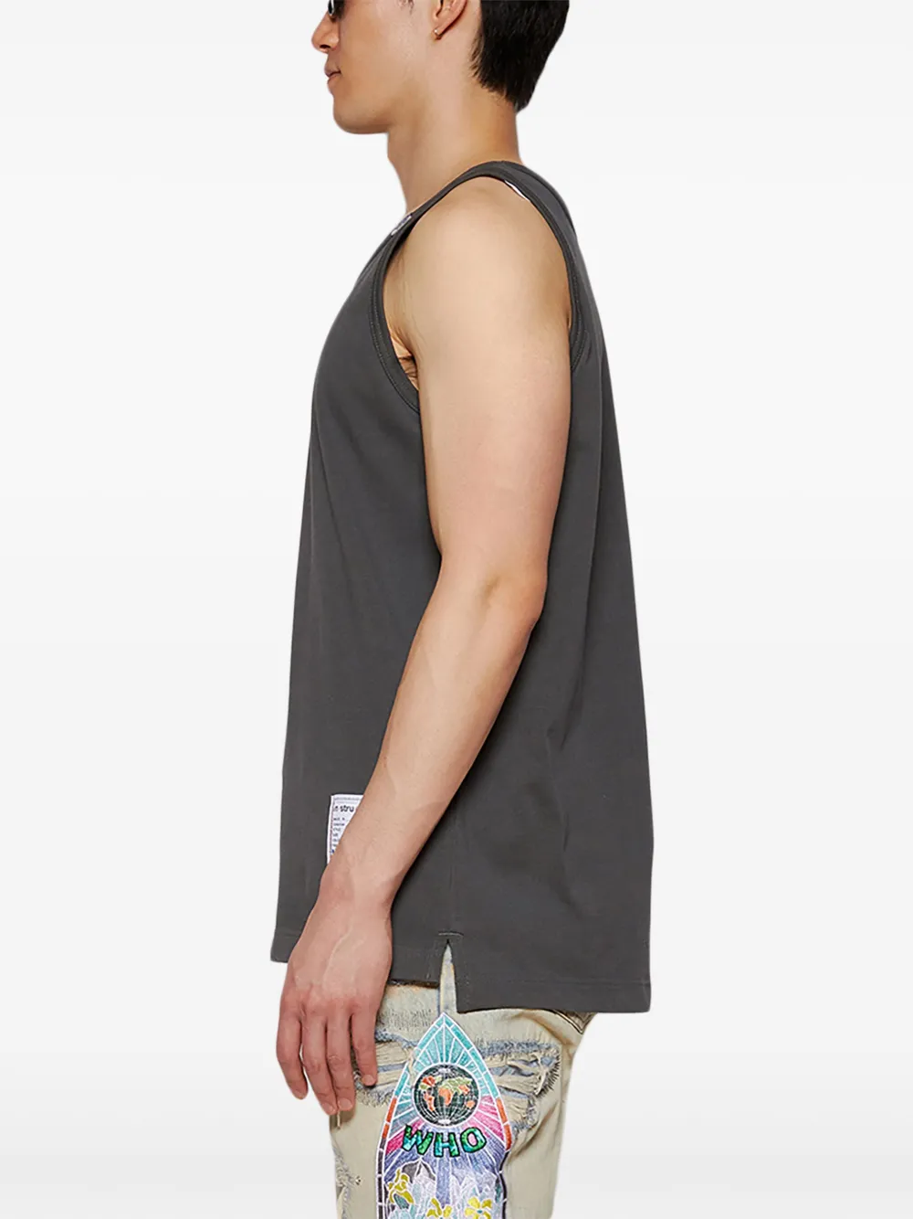 Miharayasuhiro Heavy Weight Tank Top In Grey