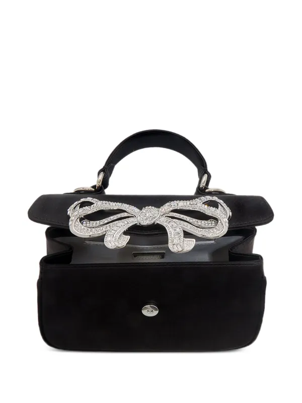 Judith Leiber リボンディテール ハンドバッグ | ブラック | FARFETCH JP