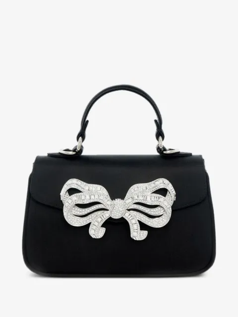 Judith Leiber tote satinada con detalle de moño