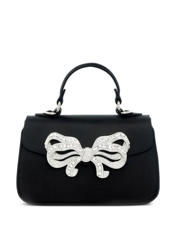 Judith Leiber リボンディテール ハンドバッグ | ブラック | FARFETCH JP