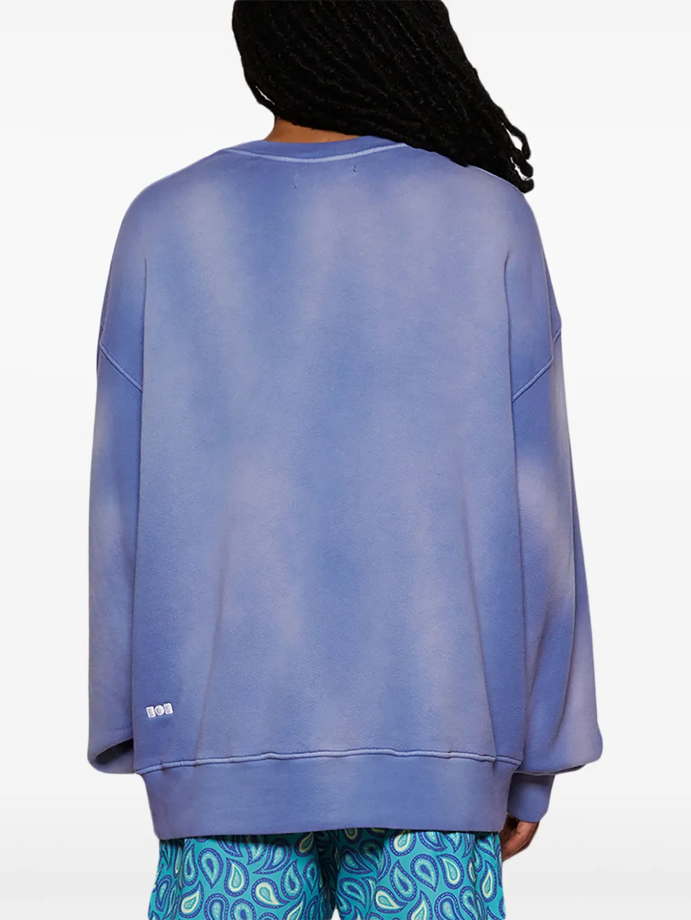Nahmias Sweater met ronde hals Blauw