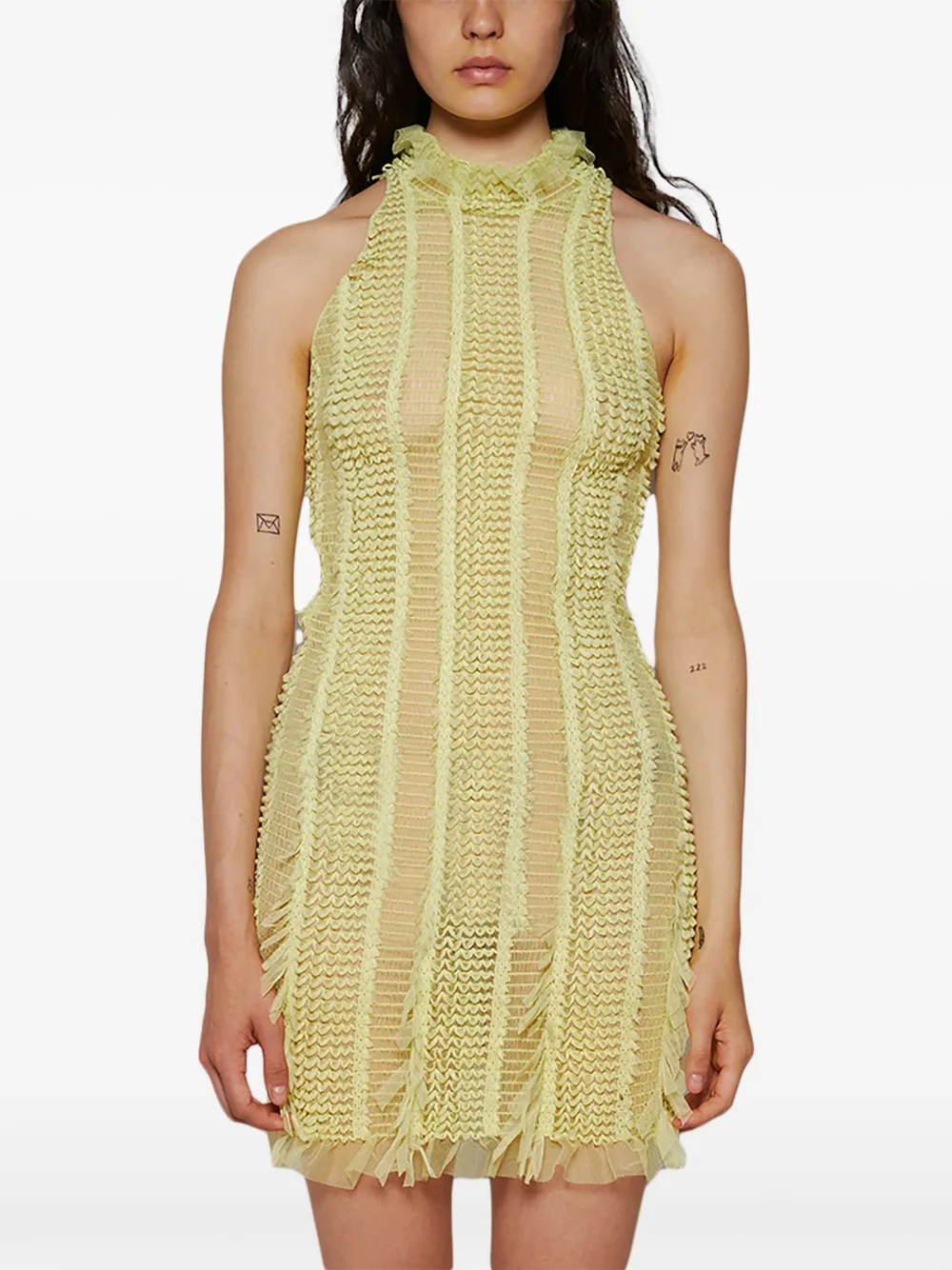  Roberta Einer Angel Mini Dress - Green 