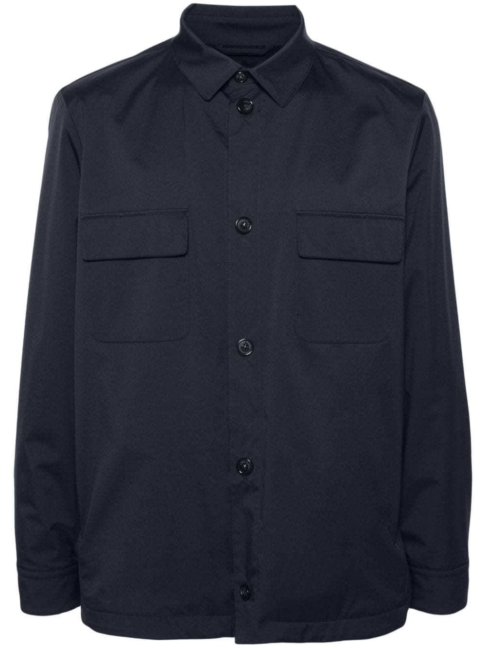 Loro Piana Storm System® shirt jacket - Blau