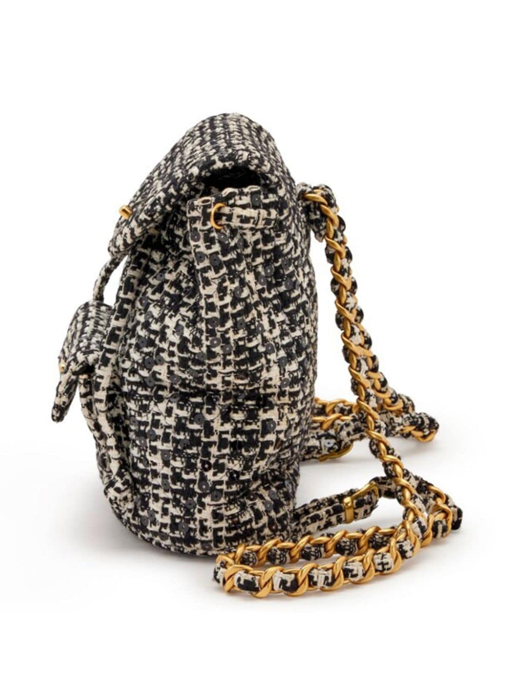 Pre-owned Chanel 1994 Duma Backpack In Black