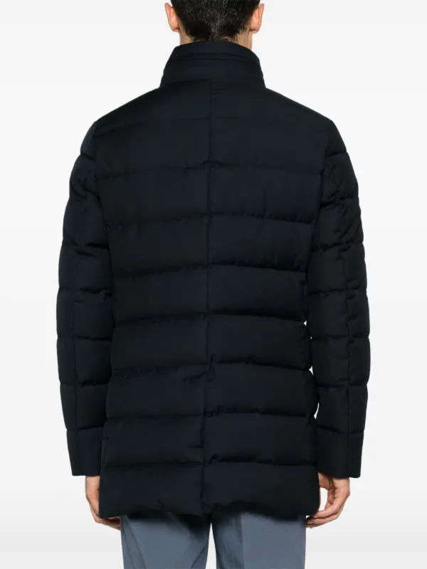 Moorer Imel-Pum Padded Coat | Blue | FARFETCH MY