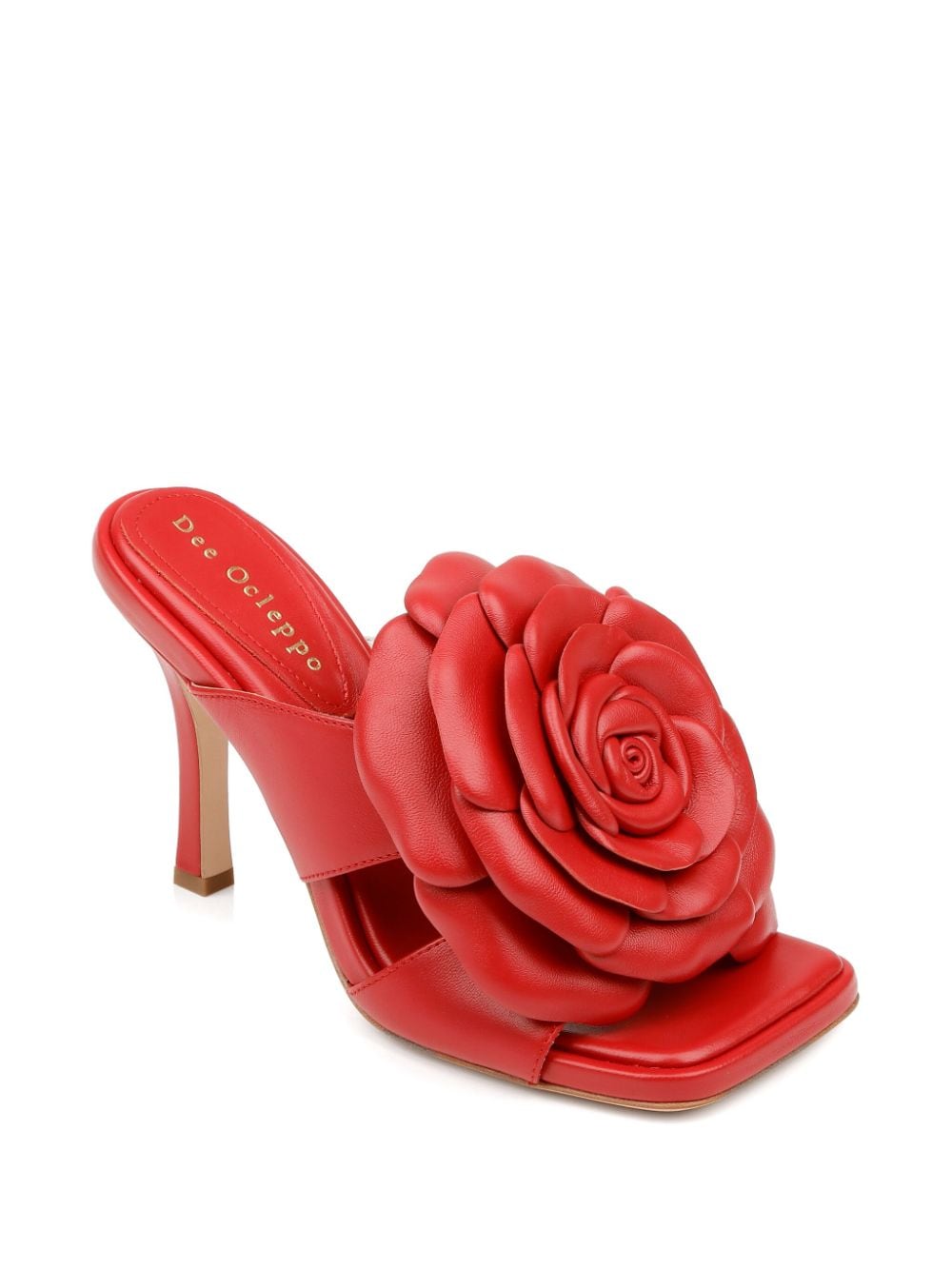 Dee Ocleppo 90mm Kingston mules - Rood