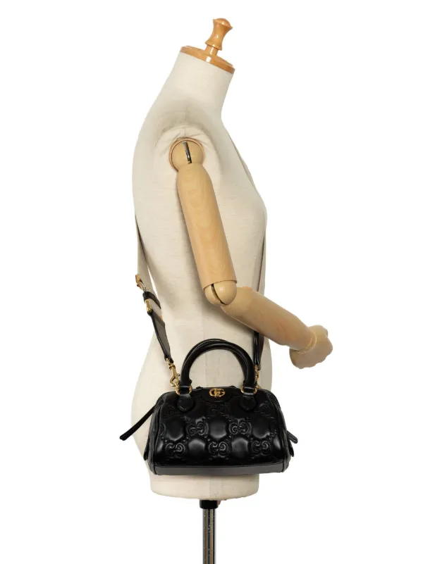 Gucci Pre-Owned 2016-2023 Mini GG Matelasse Marmont Satchel - Farfetch