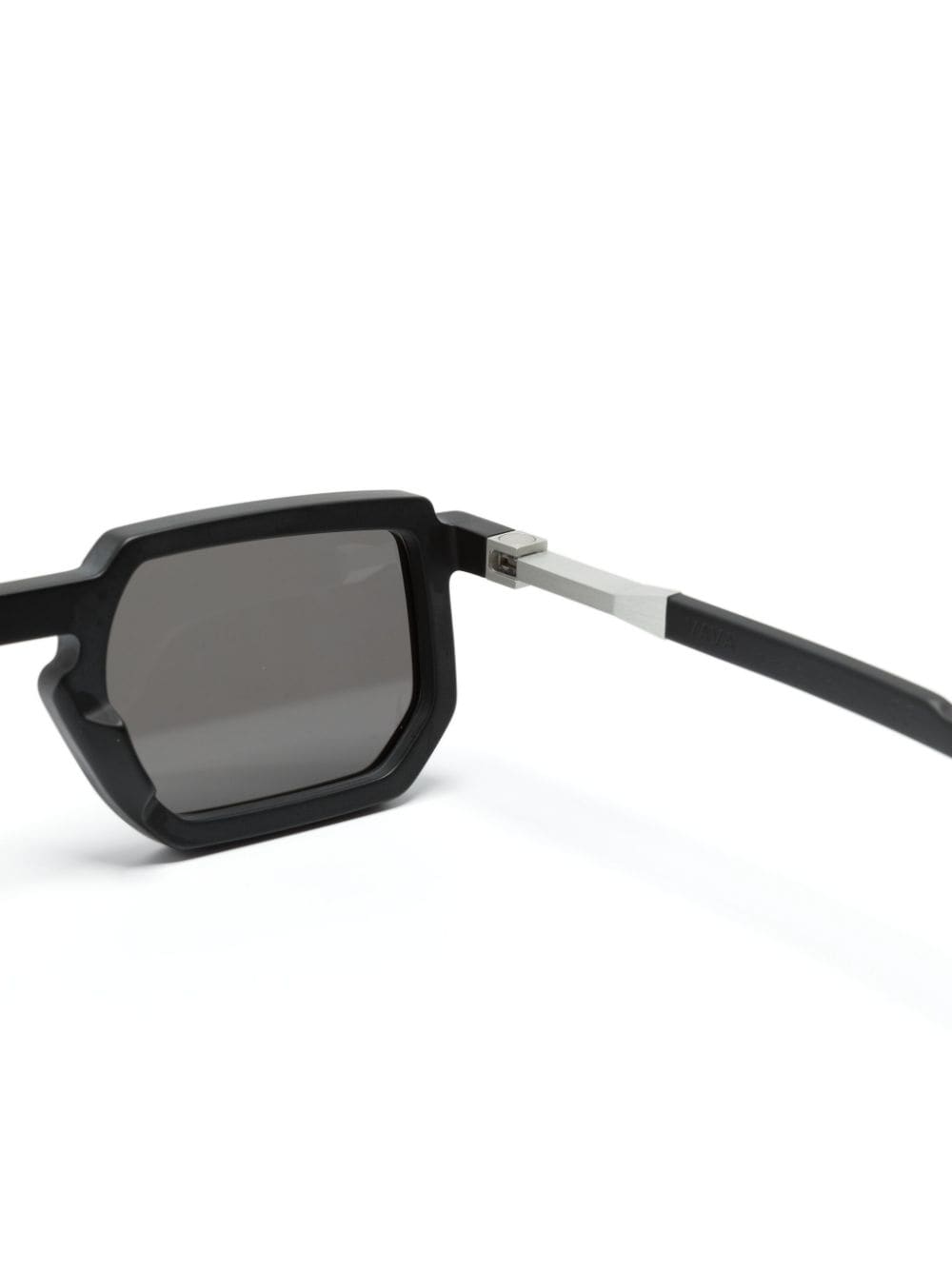 Shop Vava Eyewear Rectangle-frame Sunglasses In 黑色