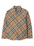 Burberry Kids Vintage check-pattern cotton shirt - Brown