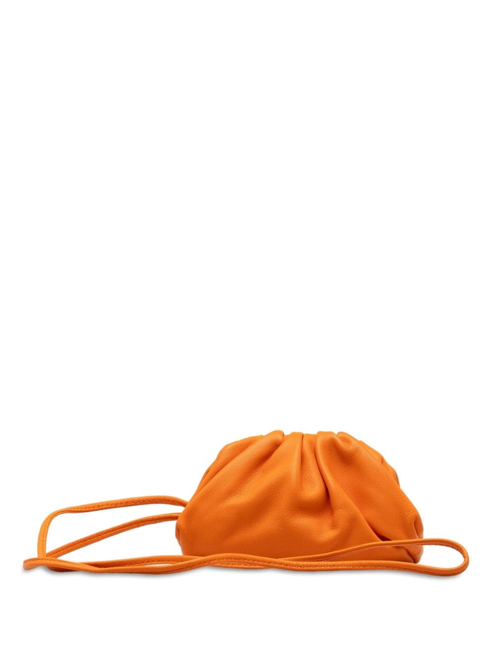 Pre-owned Bottega Veneta 2012-2023 The Mini Pouch Crossbody Bag In Orange