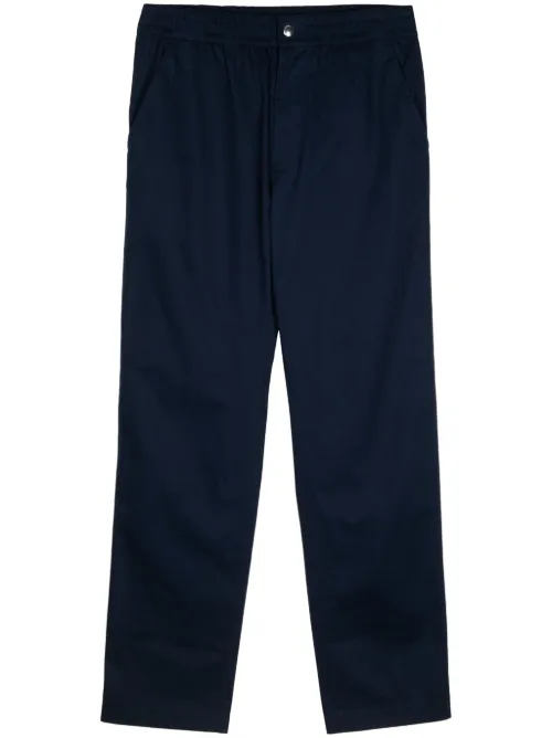 Pantalon chino en coton à coupe droite - Maison Kitsuné - Modalova