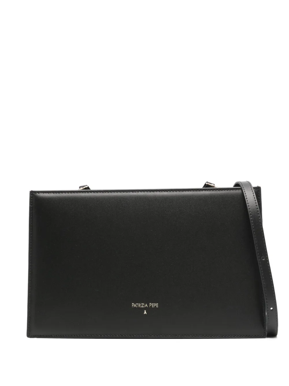 Patrizia Pepe Logo-stamp Cross Body Bag In Black