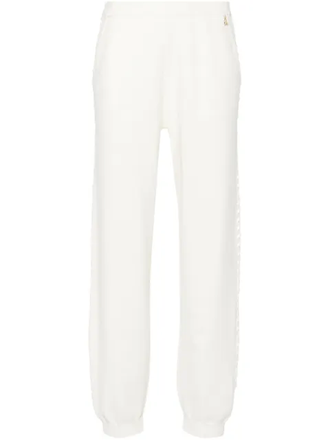 Patrizia Pepe whipstitch-detailing tapered trousers