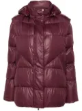 Patrizia Pepe detachable-sleeves puffer jacket - Purple